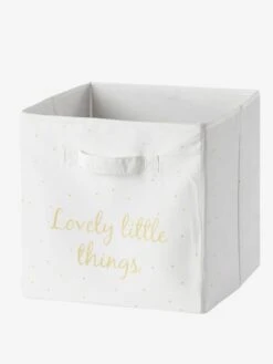 Lot De 3 Bacs De Rangement Lovely Rose Poudré Imprimé - Vertbaudet -Petit Monde Promos Boutique lot de 3 bacs de rangement lovely 2