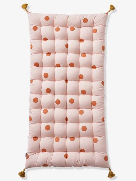 Matelas De Sol à Pompons MINI MAXI POIS Rose - Vertbaudet 1 Matelas De Sol à Pompons MINI MAXI POIS Rose - Vertbaudet