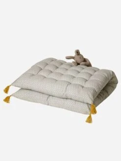 Matelas De Sol Avec Pompons Gris Clair Imprimé - Vertbaudet -Petit Monde Promos Boutique matelas de sol avec pompons 2