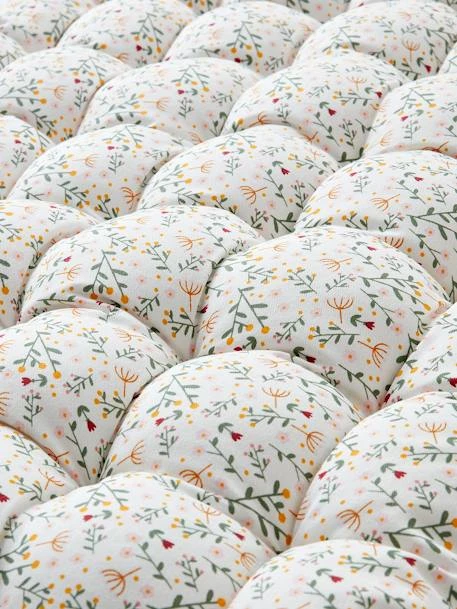 Matelas De Sol Avec Pompons FLEURETTES écru / Multicolore - Vertbaudet 2 Matelas De Sol Avec Pompons FLEURETTES écru / Multicolore - Vertbaudet – Image 2