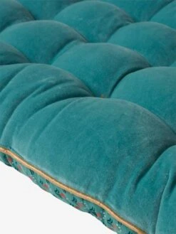 Matelas De Sol Velours Eden India Vert / Rose - Vertbaudet -Petit Monde Promos Boutique matelas de sol velours eden india 4