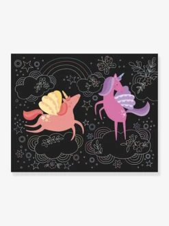 Mes Cartes à Gratter Licornes - AUZOU Noir - Auzou -Petit Monde Promos Boutique mes cartes a gratter licornes auzou 2