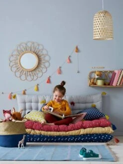 Miroir En Rotin Hélios Marron - Vertbaudet -Petit Monde Promos Boutique miroir en rotin helios 3