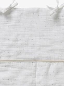 Organisateur De Table à Langer En Gaze De Coton Ivoire étoilé - Vertbaudet 5 Organisateur De Table à Langer En Gaze De Coton Ivoire étoilé - Vertbaudet -Petit Monde Promos Boutique organisateur de table a langer en gaze de coton 2