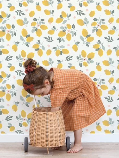 Papier Peint Citrons Louise LILIPINSO Jaune - Lilipinso 2 Papier Peint Citrons Louise LILIPINSO Jaune - Lilipinso – Image 2
