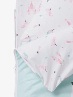 Parure Caradou "facile à Border" Sans Couette LICORNES MAGIQUES Rose - Vertbaudet -Petit Monde Promos Boutique parure caradou facile a border sans couette licornes magiques 2