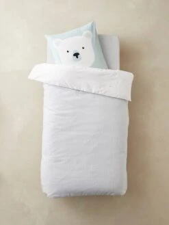 Parure Enfant Housse De Couette + Taie D'oreiller ALPIN Bleu - Vertbaudet -Petit Monde Promos Boutique parure enfant housse de couette taie doreiller alpin 3