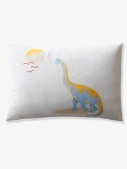 Parure Enfant JURASSIC CAMP Oeko-Tex® Blanc Imprimé - Vertbaudet -Petit Monde Promos Boutique parure enfant jurassic camp oeko tex 5