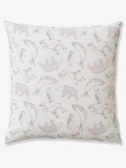 Parure Housse De Couette + Taie D'oreiller Enfant En Coton Bio* Ô MA BANQUISE Marine / écru - Vertbaudet -Petit Monde Promos Boutique parure housse de couette taie doreiller enfant en coton bio o ma banquise 2