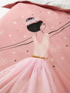 Parure Housse De Couette + Taie D'oreiller Enfant ENTRECHAT Rose - Vertbaudet -Petit Monde Promos Boutique parure housse de couette taie doreiller enfant entrechat 5