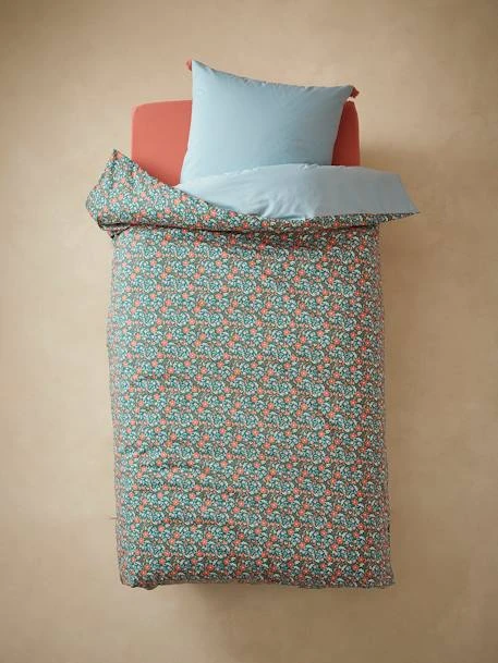 Parure Housse De Couette + Taie D'oreiller Enfant GIPSY ROULOTTE Bleu - Vertbaudet 5 Parure Housse De Couette + Taie D'oreiller Enfant GIPSY ROULOTTE Bleu - Vertbaudet – Image 5