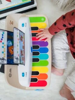 Piano Connecté Magic Touch - HAPE Blanc - Hape -Petit Monde Promos Boutique piano connecte magic touch hape 3