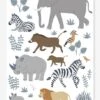 Planche De Stickers LILIPINSO - Big Five & Cie - Animaux Jungle Multicolore - Lilipinso