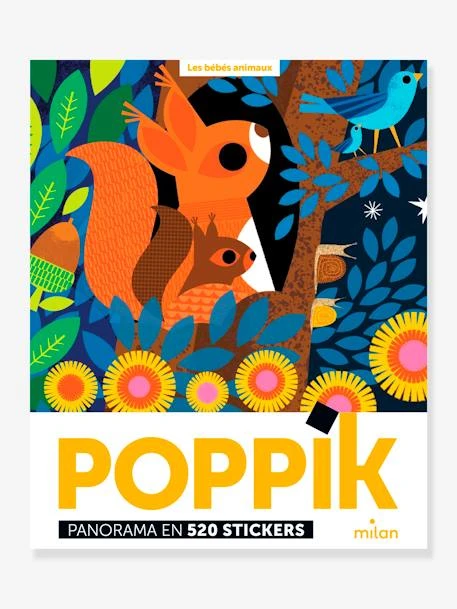 Poppik Les Bébés Animaux MILAN Blanc - Hachette 1 Poppik Les Bébés Animaux MILAN Blanc - Hachette