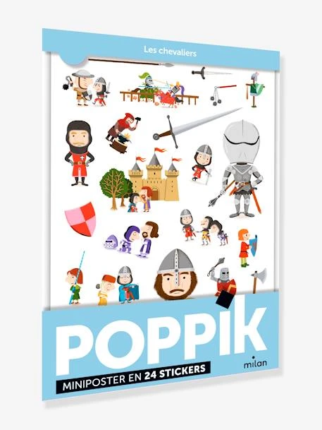 Poppik Les Chevaliers MILAN Blanc - Hachette 1 Poppik Les Chevaliers MILAN Blanc - Hachette