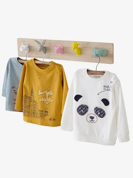 Porte-manteau Avec Patères Z'animo Bois/multicolore - Vertbaudet 2 Porte-manteau Avec Patères Z'animo Bois/multicolore - Vertbaudet – Image 2