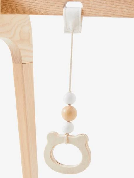 Portique D'éveil Modulable En Bois FSC® Bois Et Blanc - Vertbaudet 4 Portique D'éveil Modulable En Bois FSC® Bois Et Blanc - Vertbaudet – Image 4