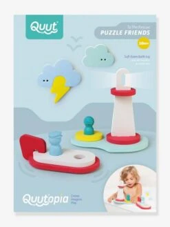 Puzzle De Bain Friends - QUUT Bleu - Quut -Petit Monde Promos Boutique puzzle de bain friends quut 4