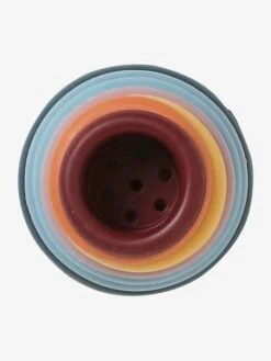 Pyramide à Empiler En Silicone Multicolor - Vertbaudet -Petit Monde Promos Boutique pyramide a empiler en silicone 2