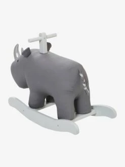 Rhinocéros à Bascule FSC® Gris - Vertbaudet -Petit Monde Promos Boutique rhinoceros a bascule fsc 4