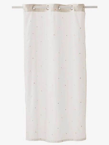 Rideau Voilage Etoiles Filantes Ivoire/or - Vertbaudet 2 Rideau Voilage Etoiles Filantes Ivoire/or - Vertbaudet – Image 2