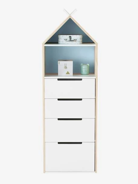 Semainier Fond Réversible Bleu Ou Rose LIGNE TIPILI Bleu Clair - Vertbaudet 3 Semainier Fond Réversible Bleu Ou Rose LIGNE TIPILI Bleu Clair - Vertbaudet – Image 3