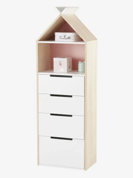 Semainier Fond Réversible Bleu Ou Rose LIGNE TIPILI Bleu Clair - Vertbaudet 1 Semainier Fond Réversible Bleu Ou Rose LIGNE TIPILI Bleu Clair - Vertbaudet