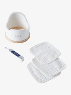Set Accessoires Hygiène Poupon En Bois FSC® Blanc - Vertbaudet -Petit Monde Promos Boutique set accessoires hygiene poupon en bois fsc 3