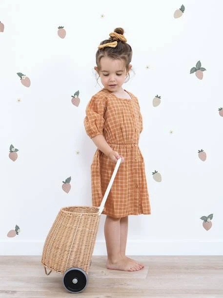 Stickers Fraises Louise LILIPINSO Rose Pâle - Lilipinso 2 Stickers Fraises Louise LILIPINSO Rose Pâle - Lilipinso – Image 2