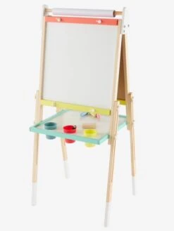 Tableau Pliable Et Réglable En Hauteur 3 En 1 En Bois FSC® Multicolore - Vertbaudet -Petit Monde Promos Boutique tableau pliable et reglable en hauteur 3 en 1 en bois fsc 4