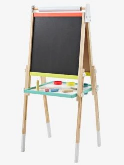 Tableau Pliable Et Réglable En Hauteur 3 En 1 En Bois FSC® Multicolore - Vertbaudet -Petit Monde Promos Boutique tableau pliable et reglable en hauteur 3 en 1 en bois fsc 5