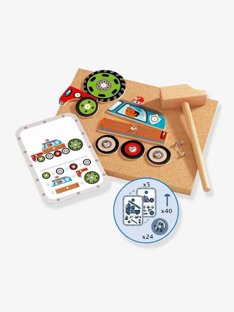 Tap Tap Véhicules DJECO Blanc - Djeco 2 Tap Tap Véhicules DJECO Blanc - Djeco – Image 2