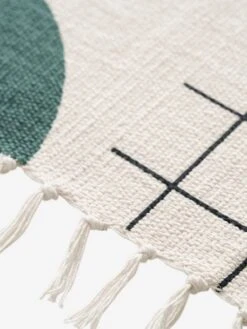 Tapis Arty Bleu / Multicolore - Vertbaudet -Petit Monde Promos Boutique tapis arty 5