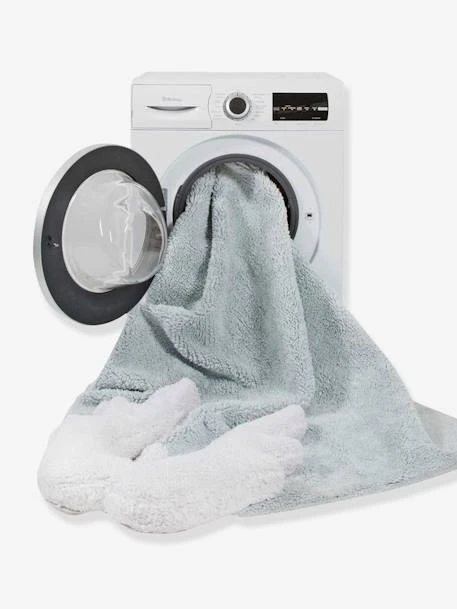 Tapis Coton Lavable Ailes Puffy Wings LORENA CANALS Bleu Grisé - Lorena Canals 4 Tapis Coton Lavable Ailes Puffy Wings LORENA CANALS Bleu Grisé - Lorena Canals – Image 4