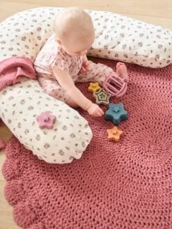 Tapis Crochet Vieux Rose - Vertbaudet -Petit Monde Promos Boutique tapis crochet 2