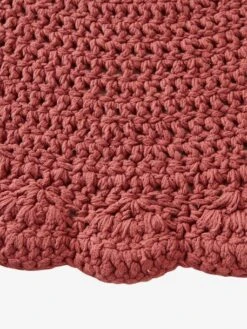 Tapis Crochet Vieux Rose - Vertbaudet -Petit Monde Promos Boutique tapis crochet 3