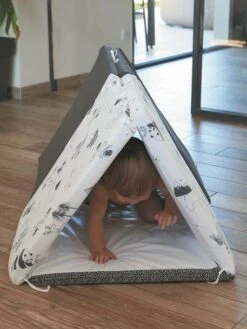 Tapis De Motricité XL Black And White Experience - CANDIDE Blanc - Candide -Petit Monde Promos Boutique tapis de motricite xl black and white experience candide 5