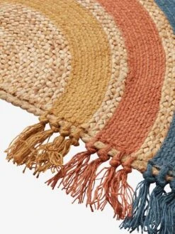 Tapis En Jute Arc-en-ciel WILD SAHARA Bleu / Multicolore - Vertbaudet 6 Tapis En Jute Arc-en-ciel WILD SAHARA Bleu / Multicolore - Vertbaudet -Petit Monde Promos Boutique tapis en jute arc en ciel wild sahara 2