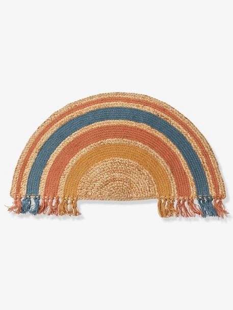 Tapis En Jute Arc-en-ciel WILD SAHARA Bleu / Multicolore - Vertbaudet 1 Tapis En Jute Arc-en-ciel WILD SAHARA Bleu / Multicolore - Vertbaudet