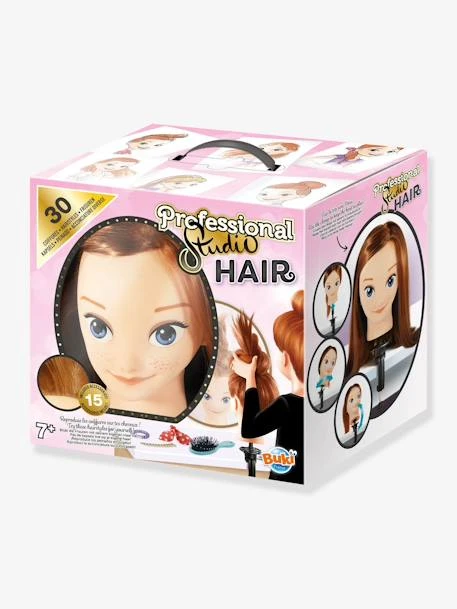 Tête à Coiffer Avec étau BUKI Rose - Buki 2 Tête à Coiffer Avec étau BUKI Rose - Buki – Image 2