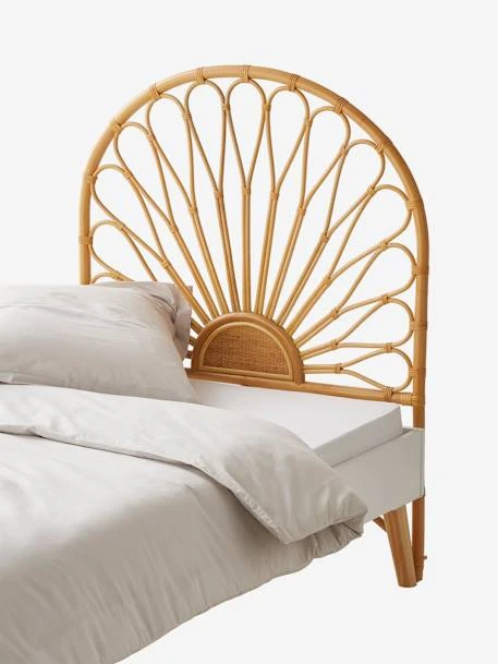 Tête De Lit Rotin Enfant Fleur Naturel - Vertbaudet 2 Tête De Lit Rotin Enfant Fleur Naturel - Vertbaudet – Image 2