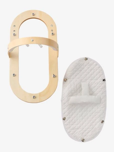 Transat Poupon En Bois FSC® Blanc - Vertbaudet 3 Transat Poupon En Bois FSC® Blanc - Vertbaudet – Image 3