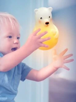 Veilleuse Arc-en-ciel PABOBO Lumicolor Blanc - Pabobo -Petit Monde Promos Boutique veilleuse arc en ciel pabobo lumicolor 2