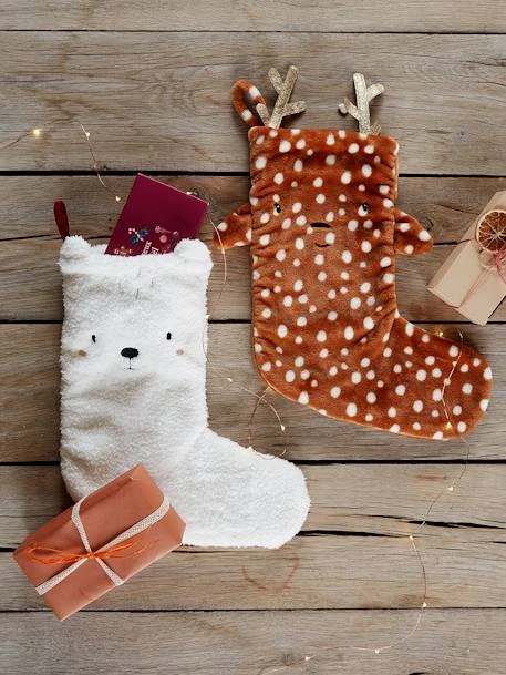 Petit Monde Promos Boutique 38 Petit Monde Promos Boutique -Petit Monde Promos Boutique chaussette de noel fausse fourrure renne 1